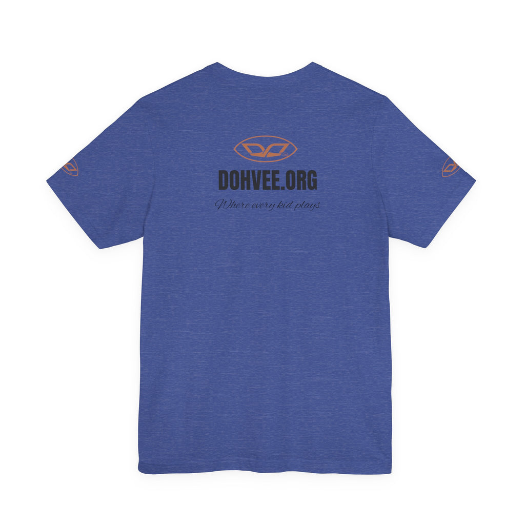 DohVee.org Logo Tee — White Short Sleeve Logo T-Shirt
