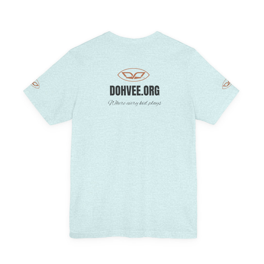 DohVee.org Logo Tee — White Short Sleeve Logo T-Shirt
