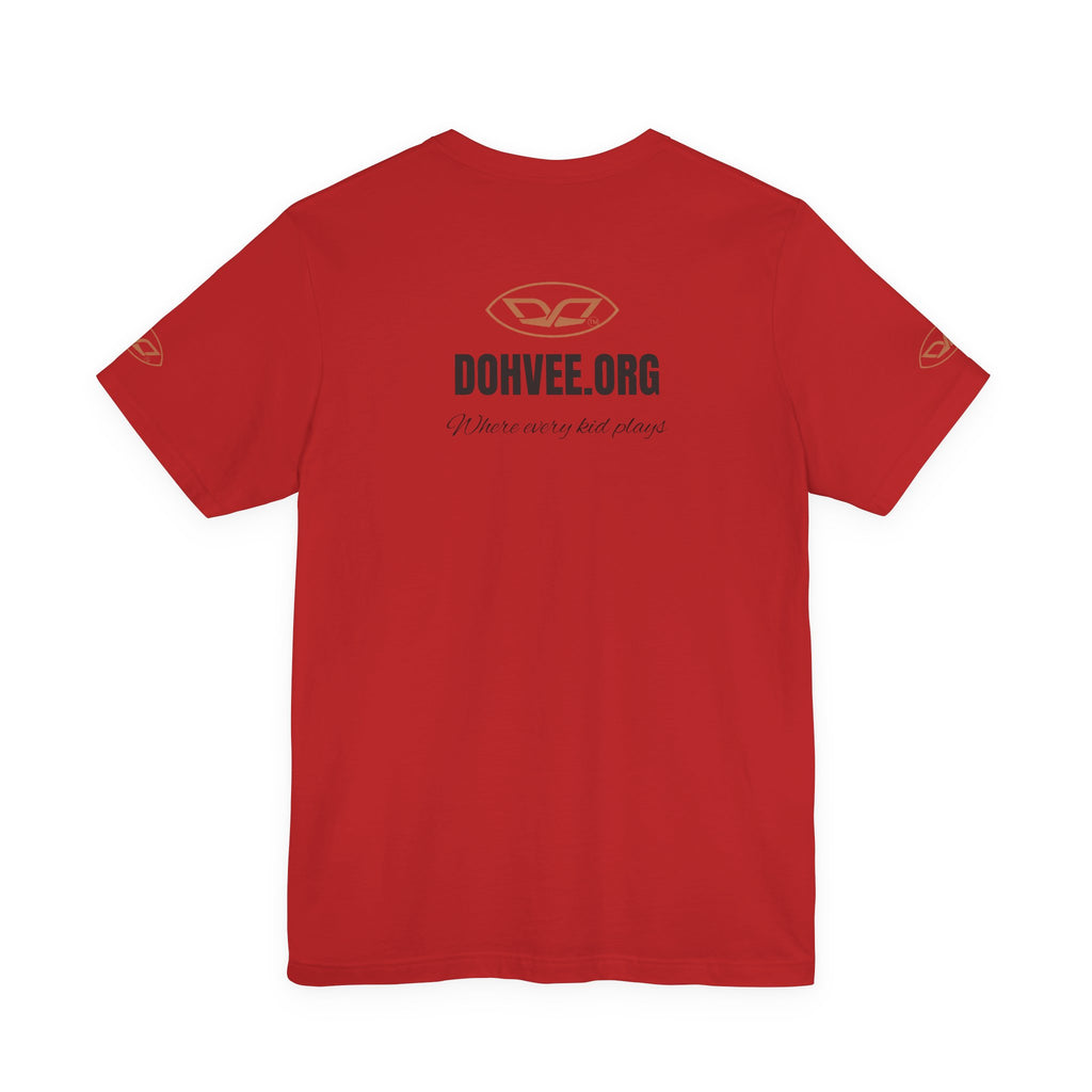 DohVee.org Logo Tee — White Short Sleeve Logo T-Shirt