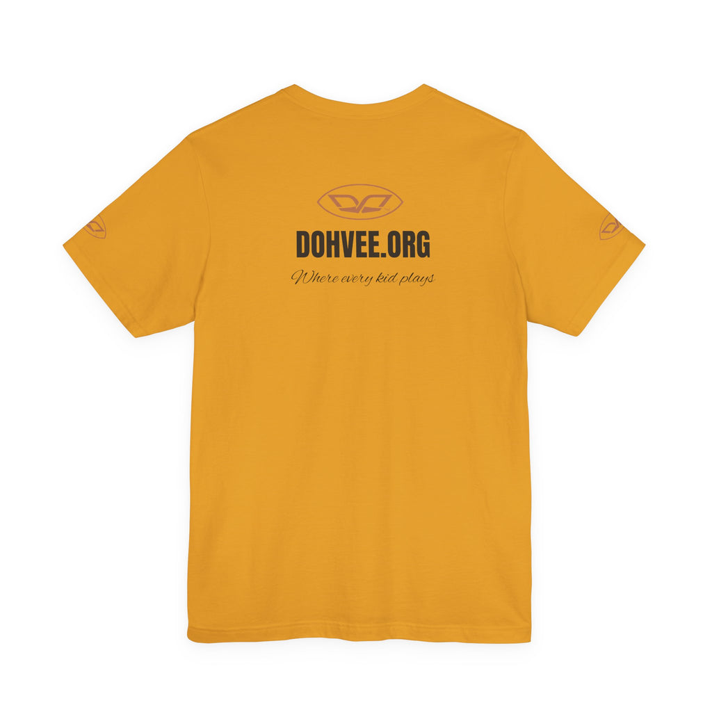 DohVee.org Logo Tee — White Short Sleeve Logo T-Shirt