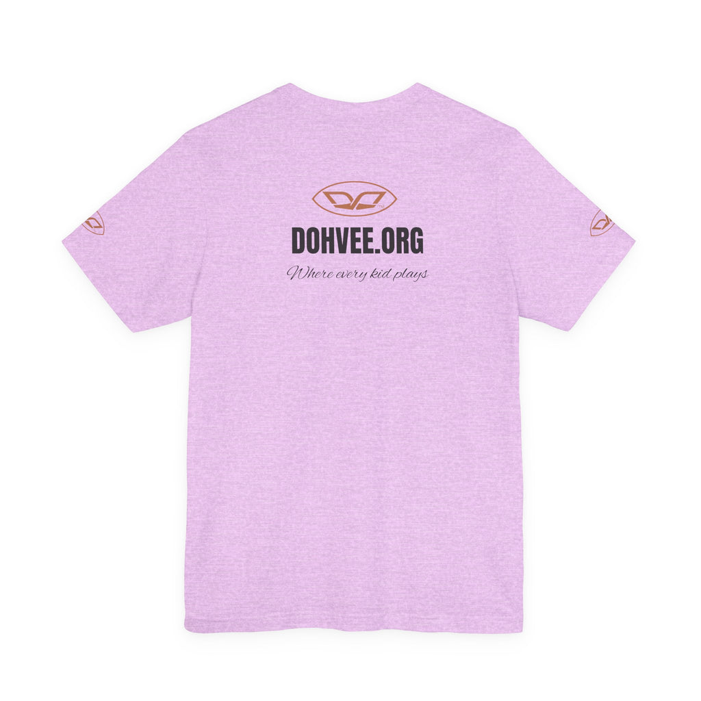 DohVee.org Logo Tee — White Short Sleeve Logo T-Shirt